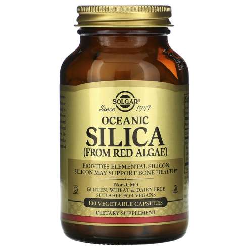 SOLGAR Silica 25 mg - from red algae, 100 cps